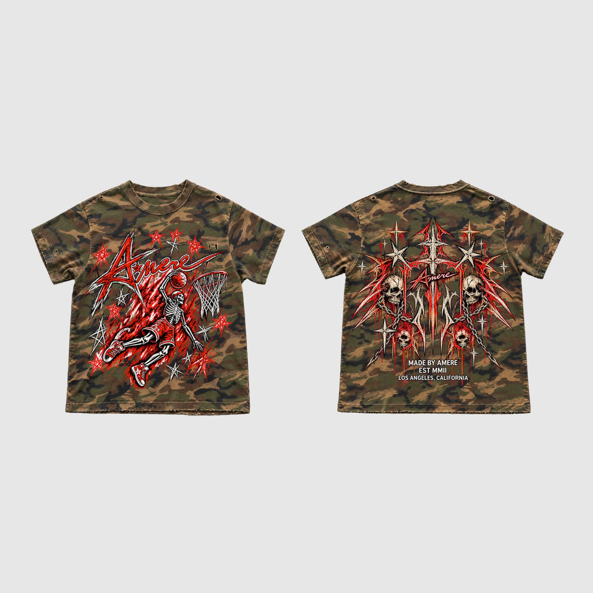 BONES BALLER TEE (CAMO)